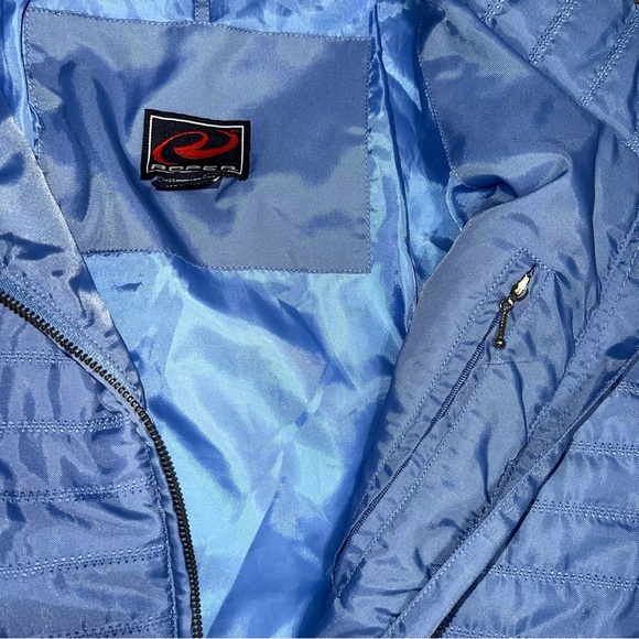 Roper women’s puffer jacket size M, zip up, pre owned blue - Picture 9 of 11